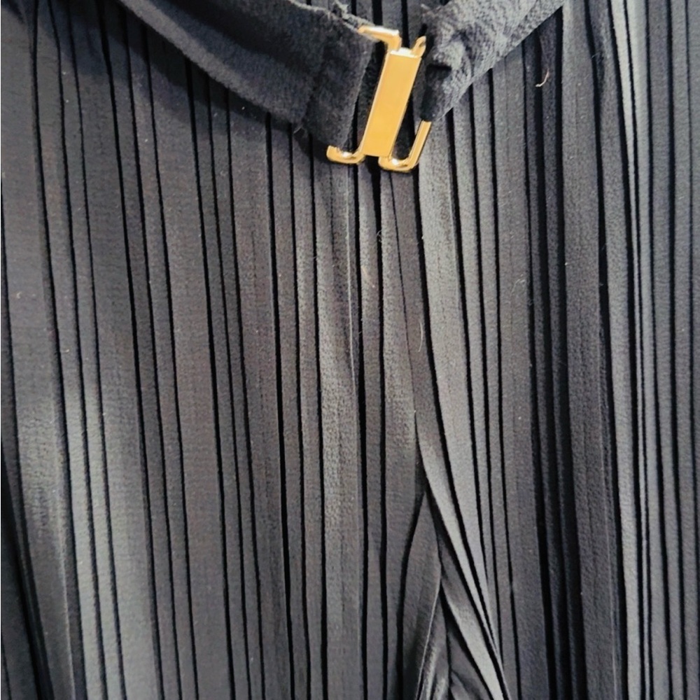 Alice Blue Dark Gray Pleated Skirt